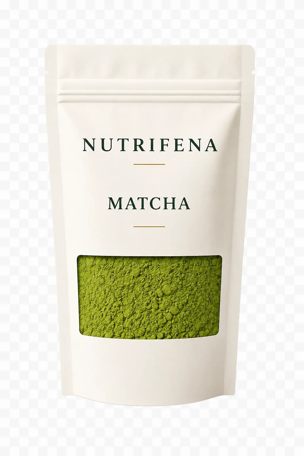 Nutrifena matcha powder for a hot matcha latte